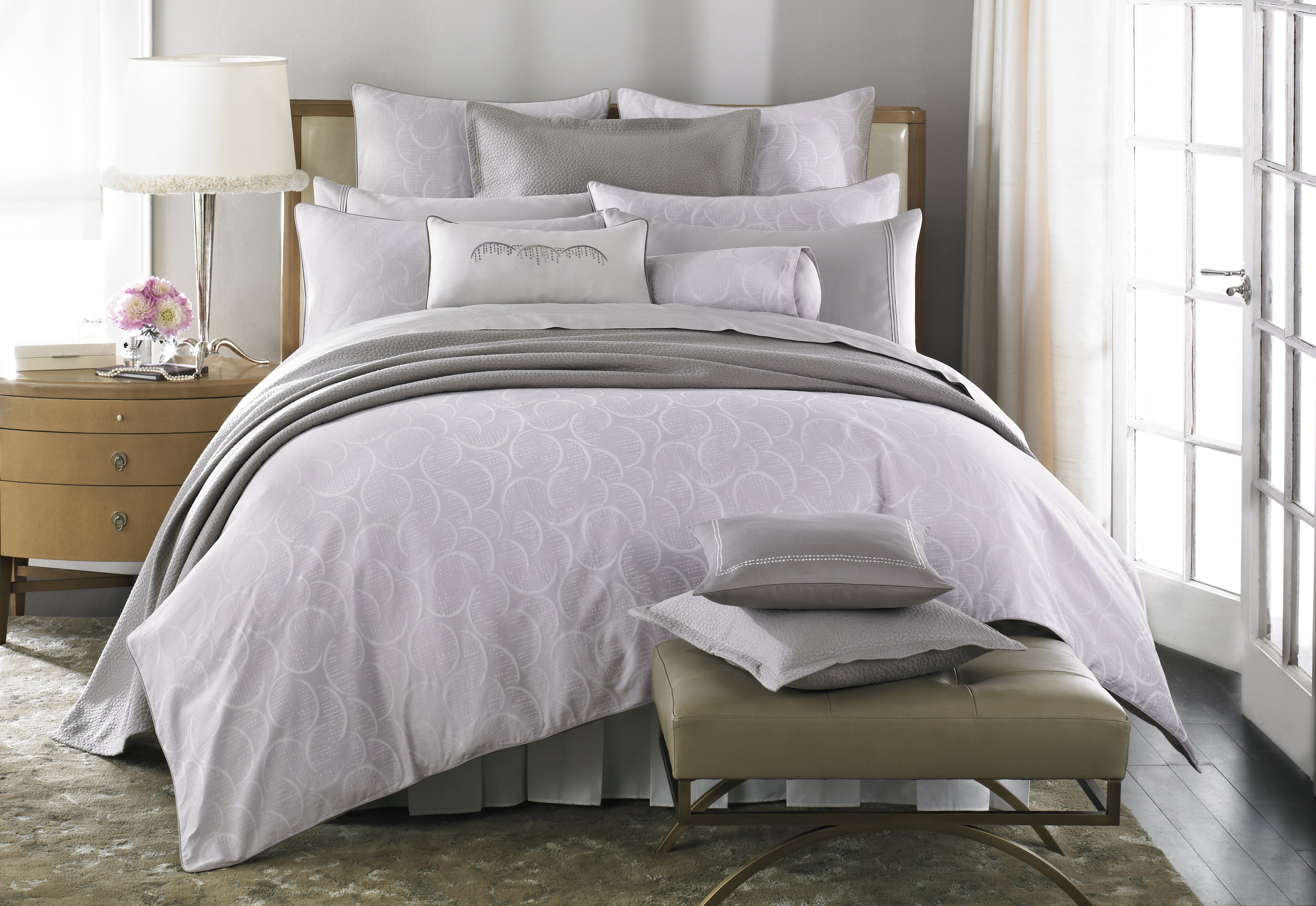 Less fashion more forever barbara barry launches signature bedding.